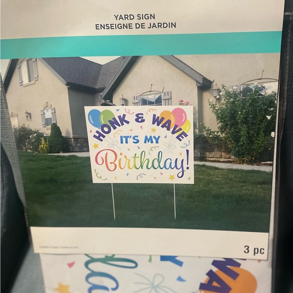 NWT….honk it’s my birthday yard sign!! - Picture 2 of 2